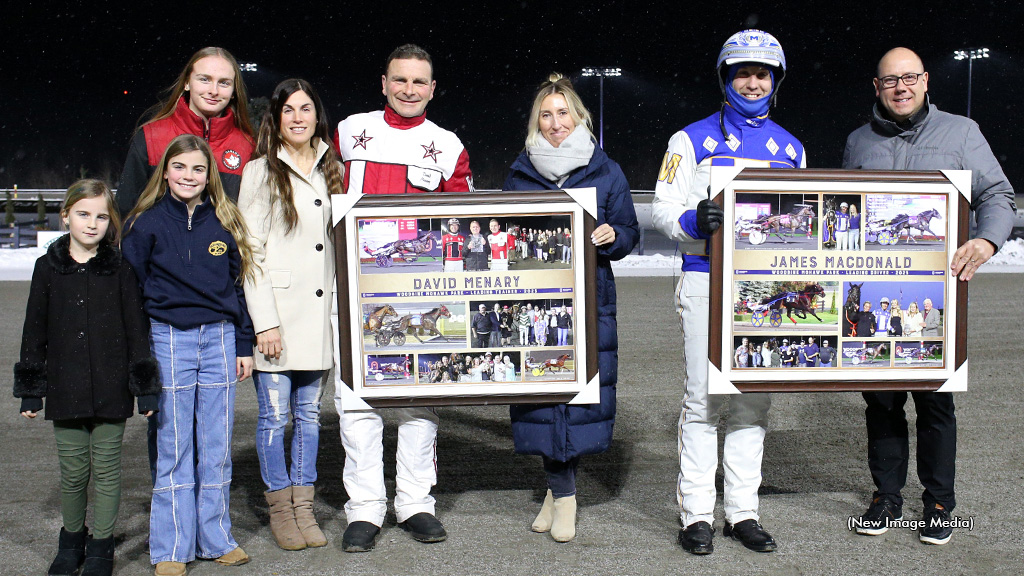 Dave Menary and James MacDonald receive presentations