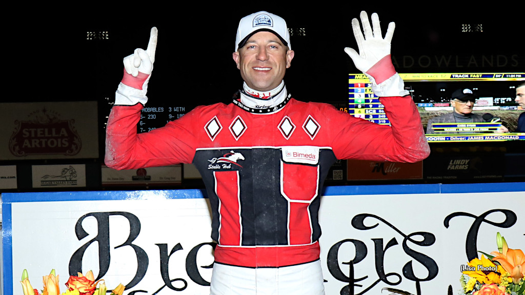 Dexter Dunn after his sixth Breeders Crown win of 2024