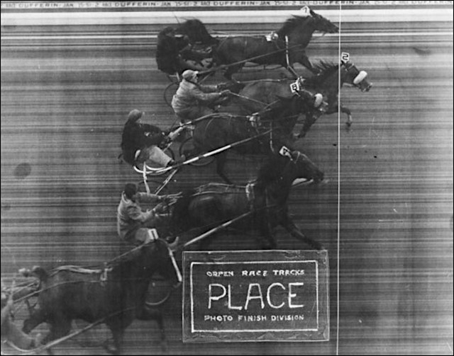 Photo finish at Dufferin Park