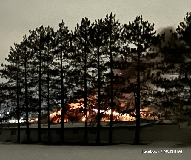 Fire at Rideau Carleton Raceway paddock