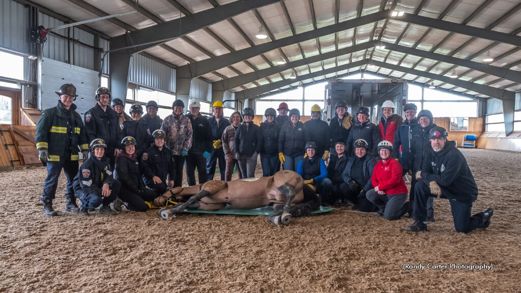 Equine Guelph Large Animal Emergency Rescue refresher workshop for Hamilton Mounted Police