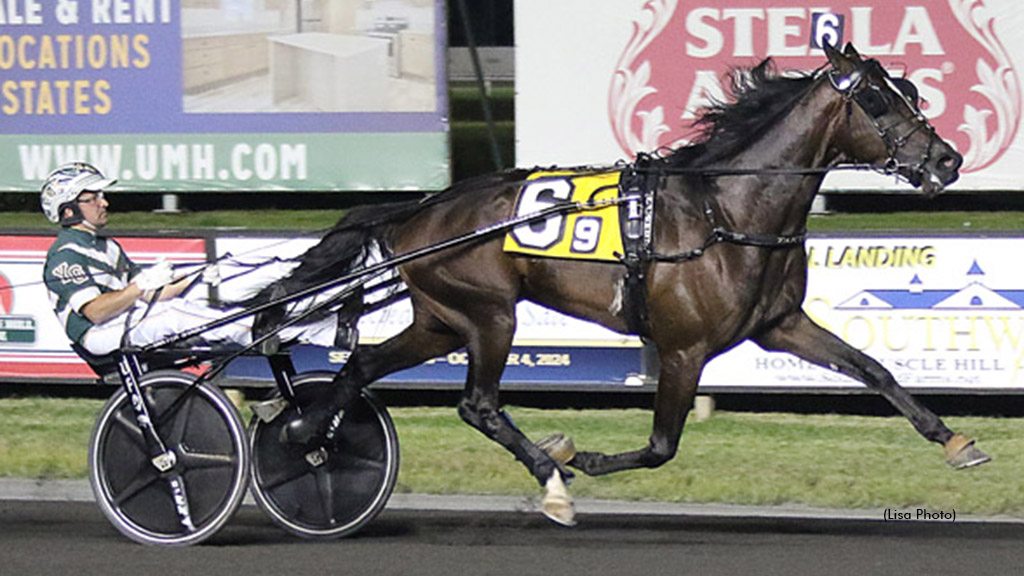 Karl winning at The Meadowlands