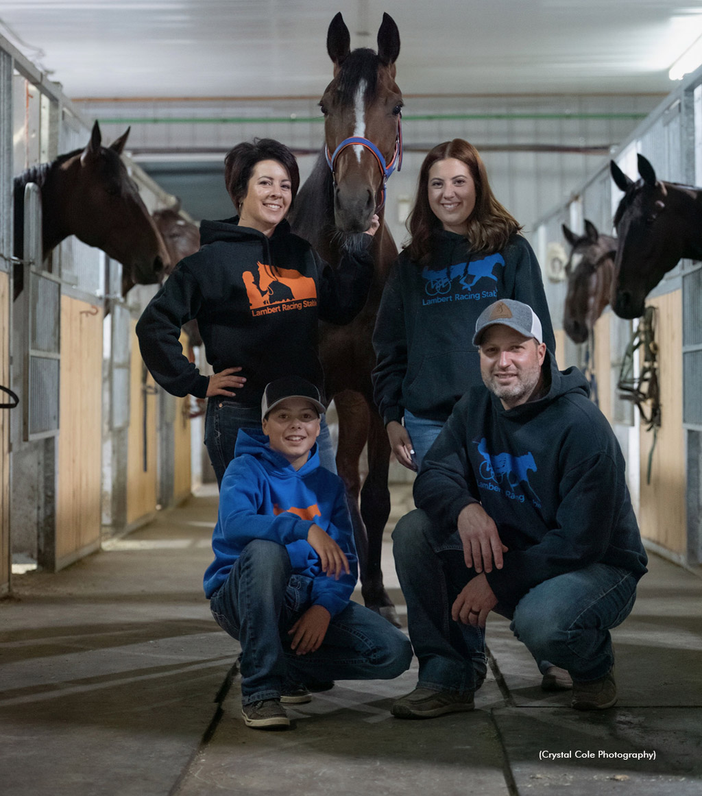 The Lambert family: Julie, Jacques, Jaden and Jasmine