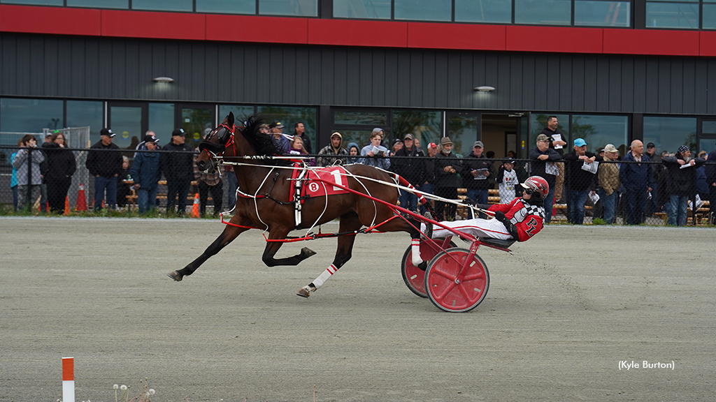 New Shooter winning at Truro Raceway