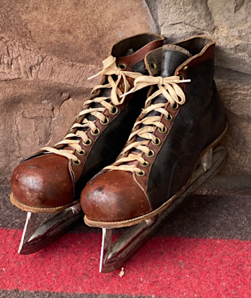 Old hockey skates