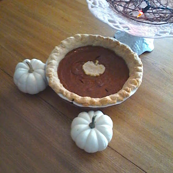 Pumpkin pie and pumpkins