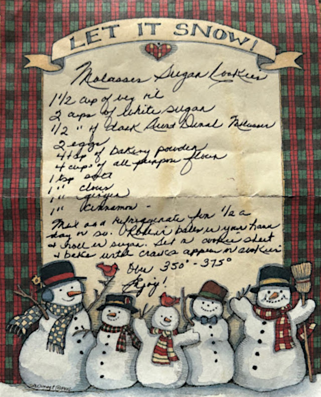 Molasses cookie recipe