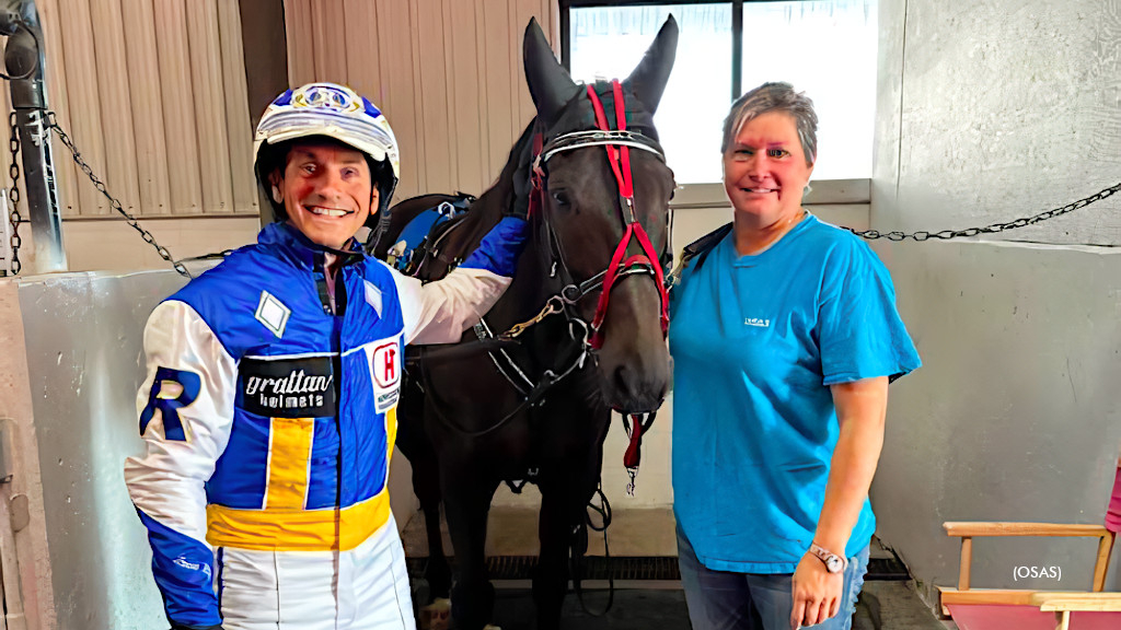 Rick Campenelli with Joanne Colville and Reverend Hanover