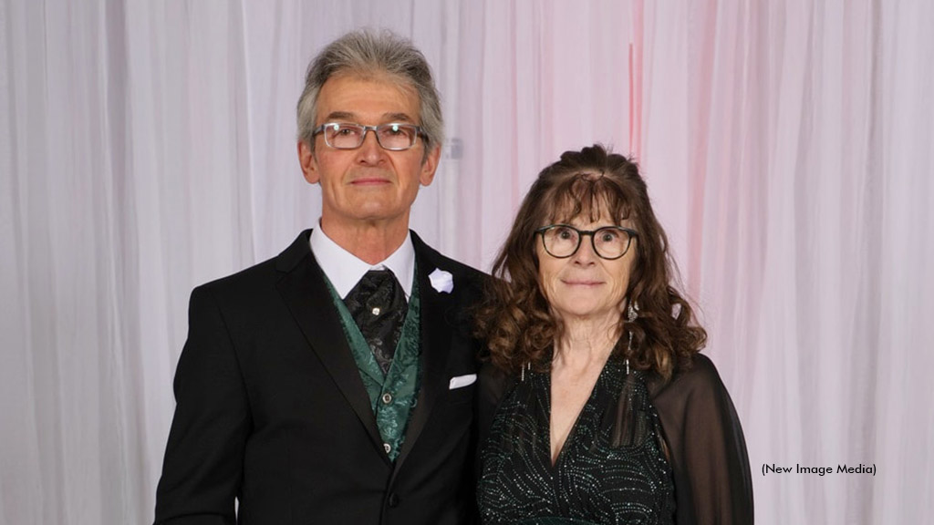 Jamie and Shelley Gray at the 2025 O'Brien Awards