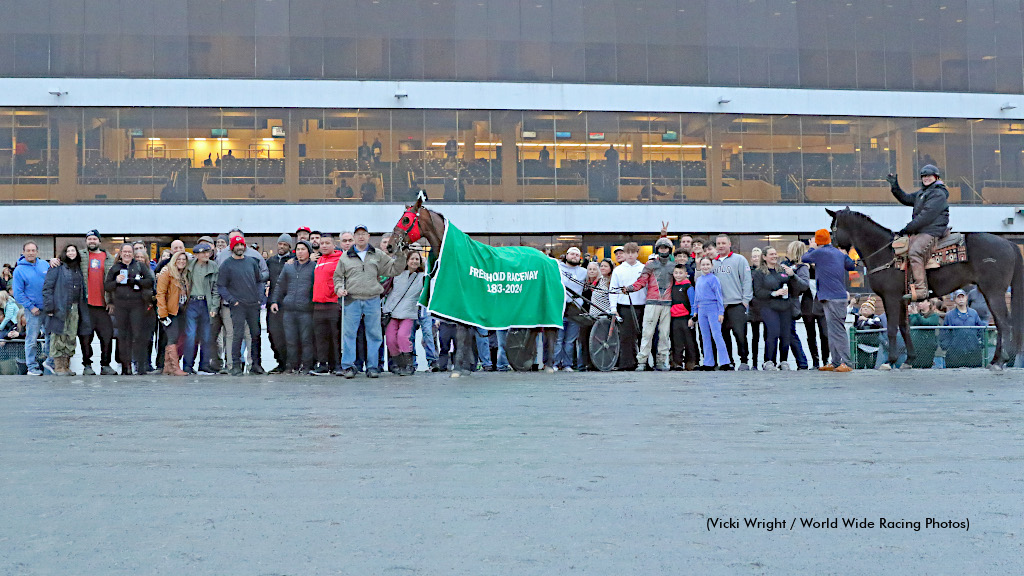 Ts Raider II, the final winner at Freehold Raceway