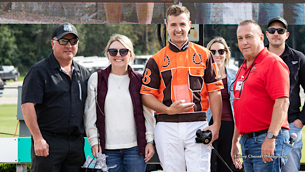 Tyler Borth receives the Bud Fritz Rising Star Award