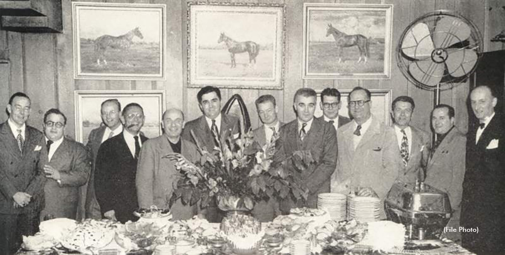 The founding members of the United States Harness Writers Association