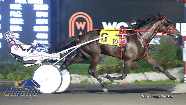 Up And Ready winning the OSS Super Final at Woodbine Mohawk Park