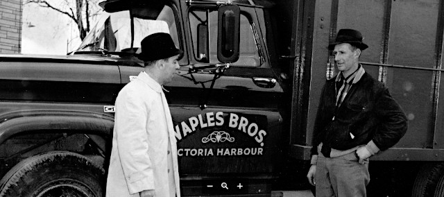 Waples Bros. truck sign