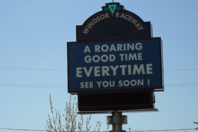 Windsor Raceway sign