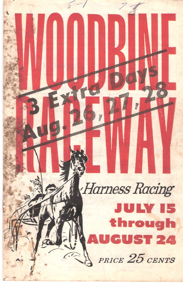Program from Old Woodbine