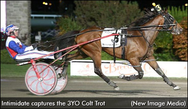 Intimidate To Race Monday, Saturday