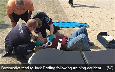 Darling Injured In Training Mishap