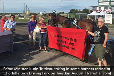  Trudeau Tastes Old Home Week