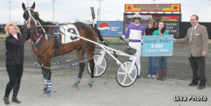 Miller Joins 9,000-Win Club