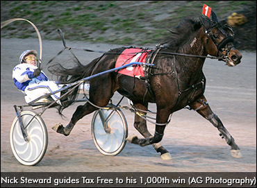 Steward Nabs 1,000th Win