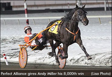 Miller Registers 8,000th Win