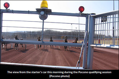 Speed At Pocono Qualifying Session  