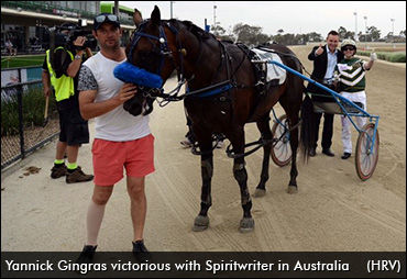 Gingras Hot In Downunder Debut