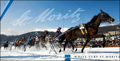 The World According To Dean: Trotting on the White Turf of St. Moritz