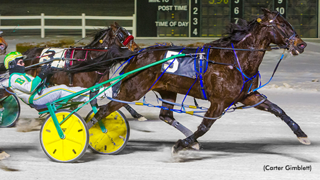 Kays Shadow, winning at Flamboro Downs