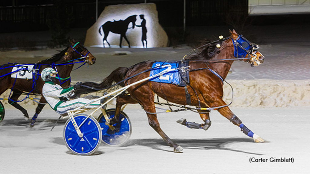 Cheddar Bay winning at The Raceway