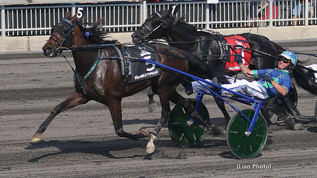 Ramona Hill winning the 2020 Hambletonian