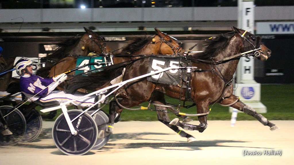 Seeing Eye Single, winning at Pompano Park