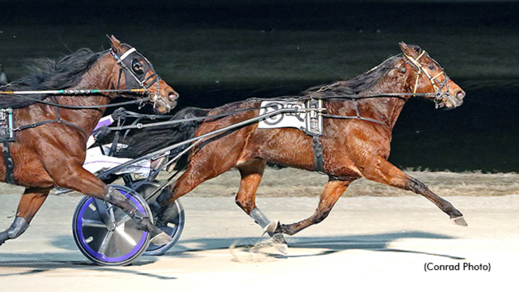 Jeffrey P winning at Miami Valley Raceway