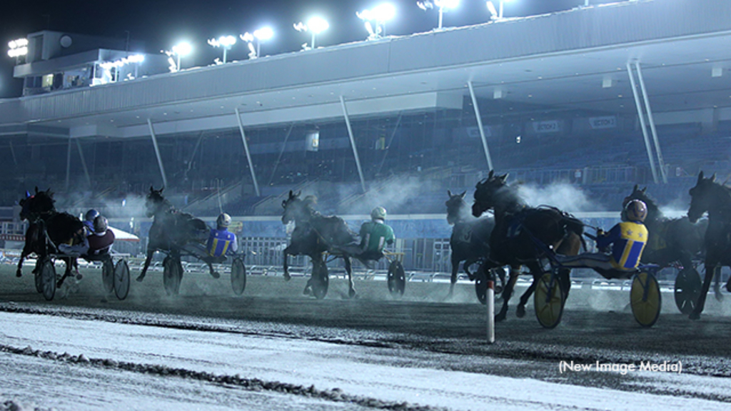 Winter racing at Woodbine Mohawk Park