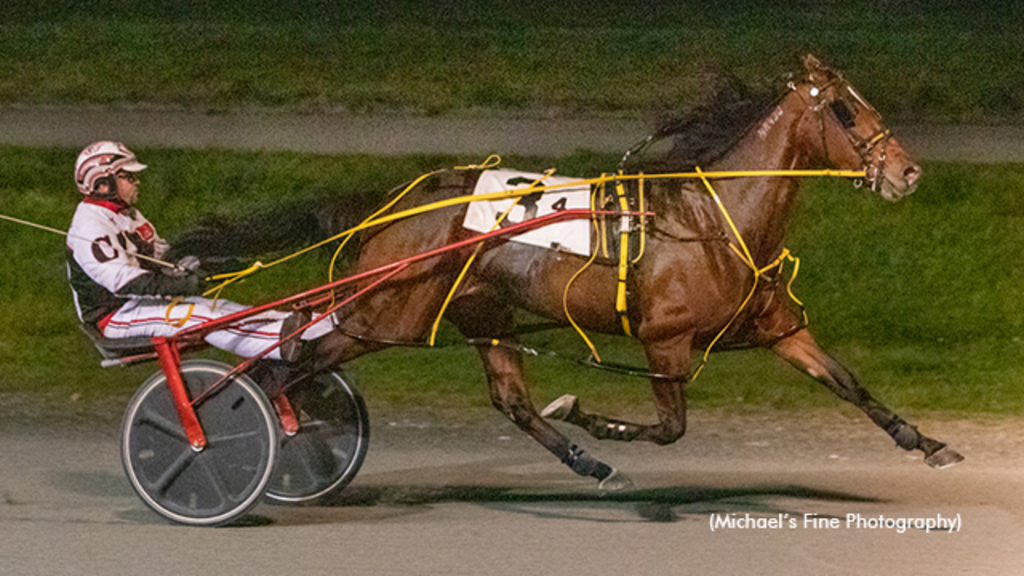 Rockin With Lou winning at Fraser Downs