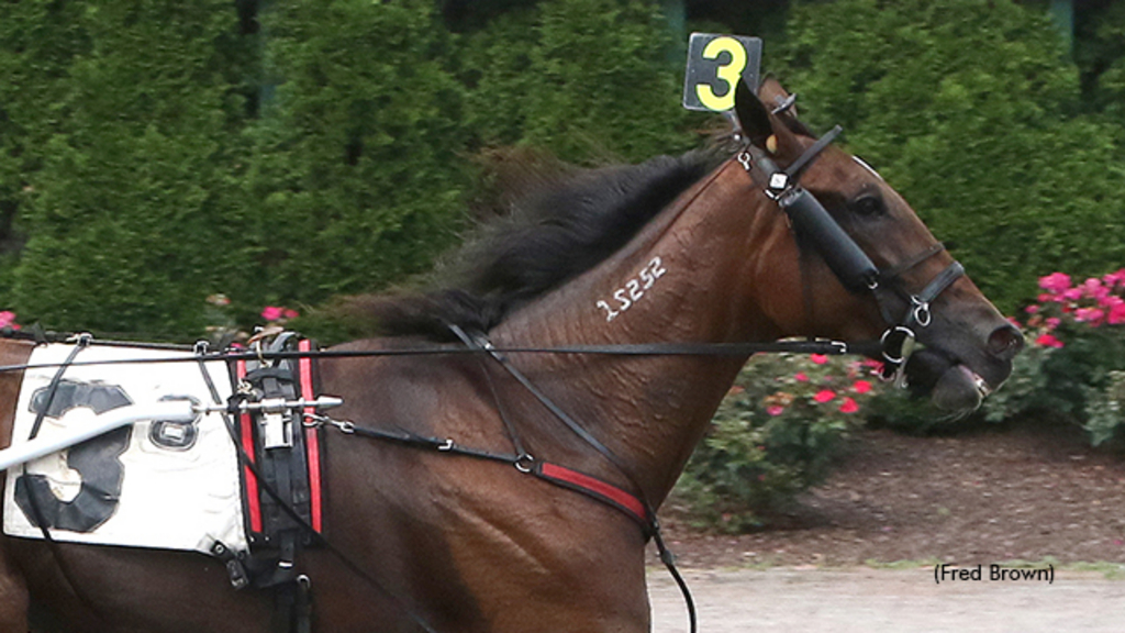 Test Of Faith winning the Empire Breeders Classic