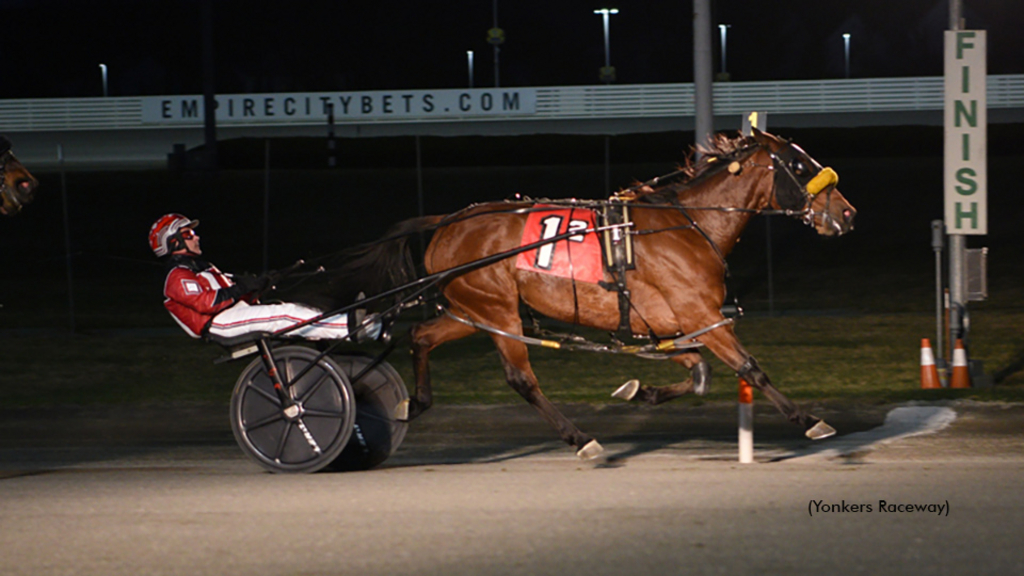 Divine Deo winning at Yonkers Raceway