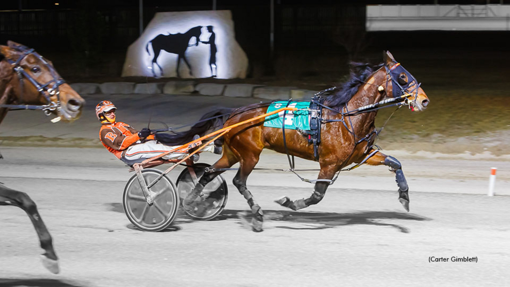 Esquire winning at The Raceway at Western Fair District