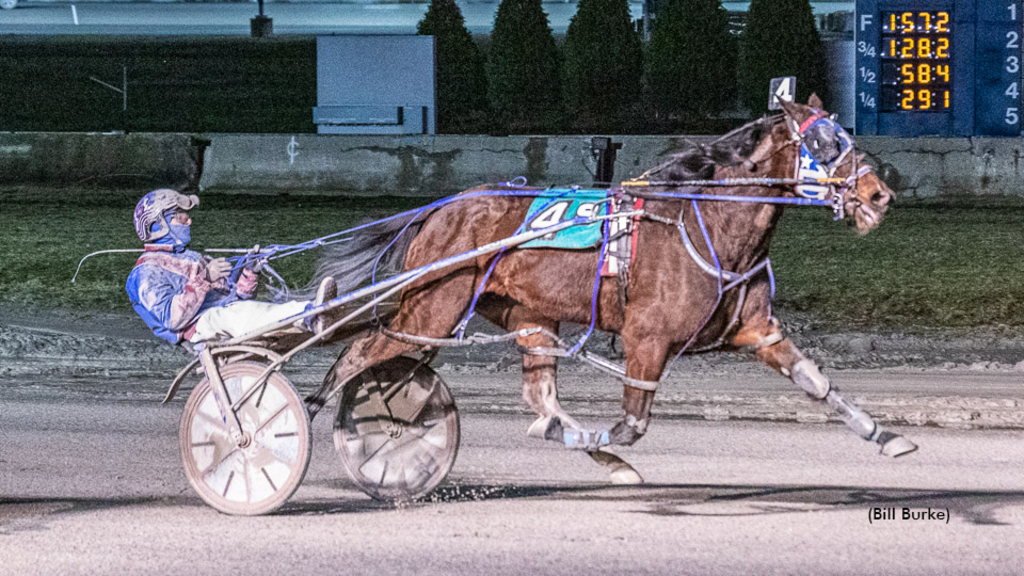 Sweet Young Thing winning at Buffalo Raceway