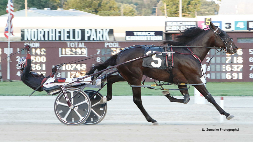 Gulf Shores winning the Ohio Sire Stakes Championship