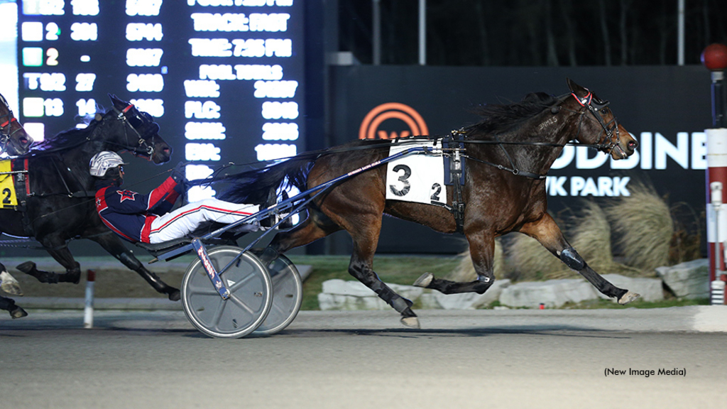 Perfetto winning at Woodbine Mohawk Park