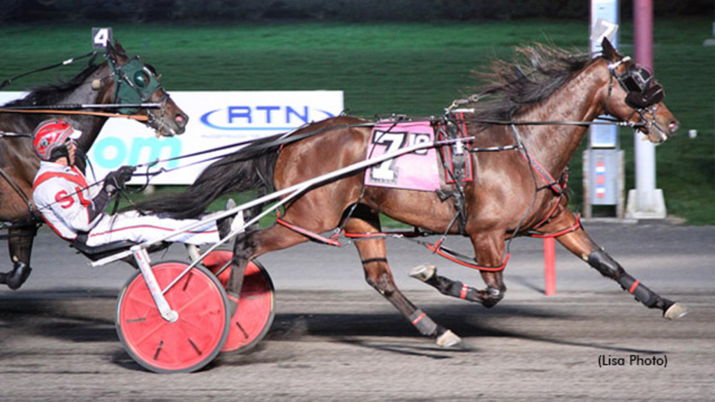 Uptown Lady N winning at The Meadowlands