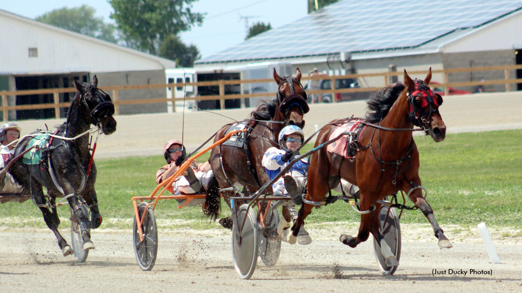 Dresden Raceway racing action