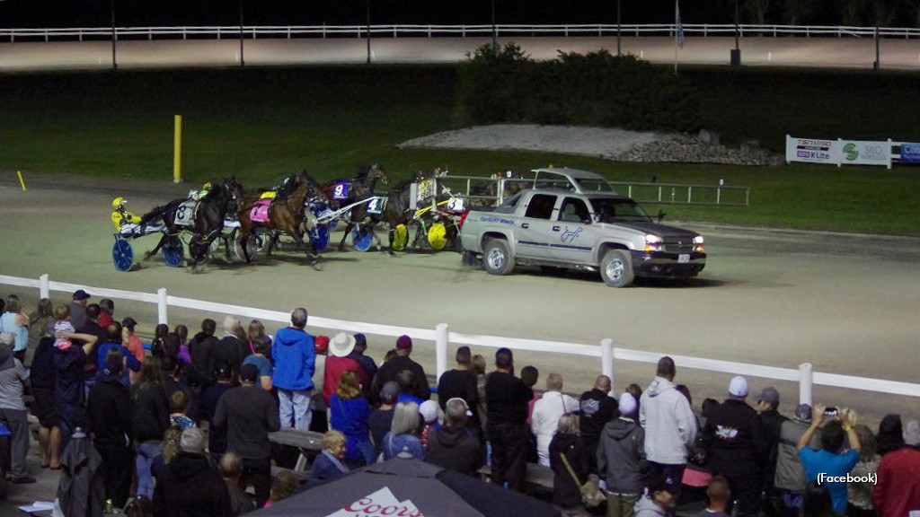 Flamboro Downs racing action