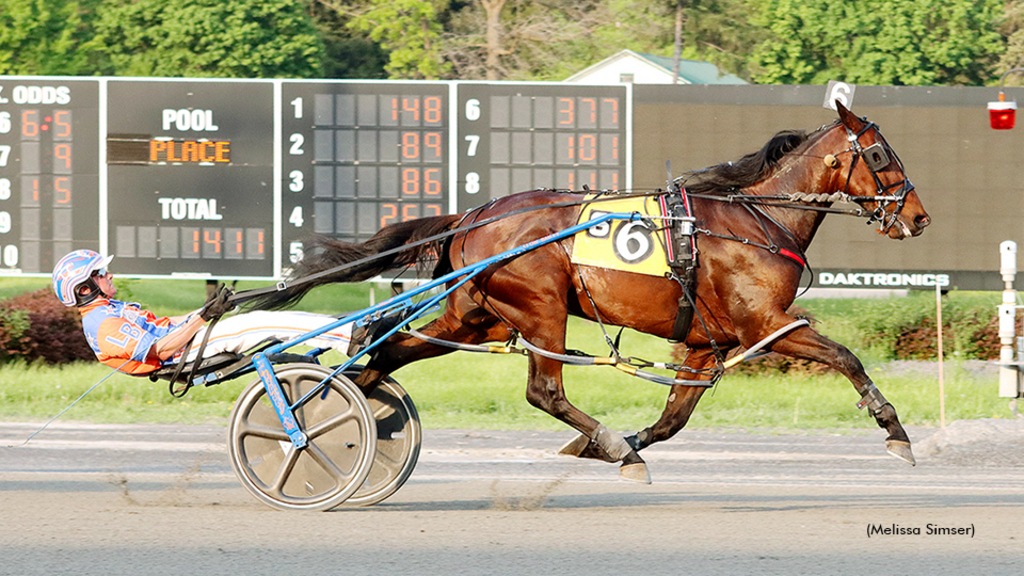 Lake Charles winning at Saratoga