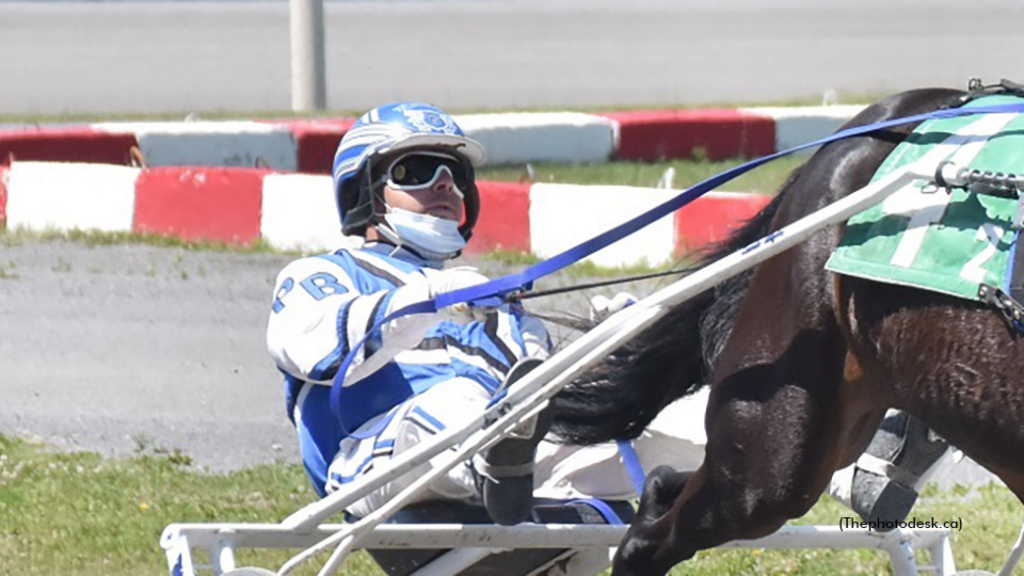 Harness driver Pascal Berube