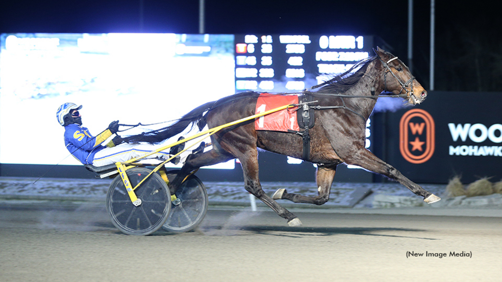 Beachin Lindy winning at Woodbine Mohawk Park