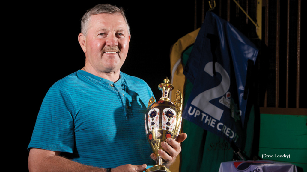 Carl Jamieson and the North America Cup trophy