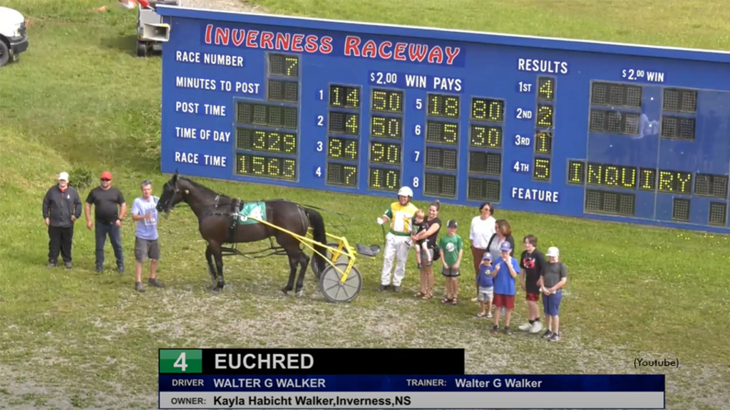 Euchred in the winner's circle at Inverness Raceway